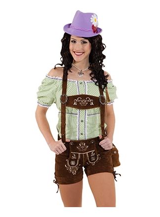 lederhose broek echt leder donker bruin