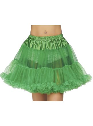 Leg Avenue petticoat basic (40cm.) groen