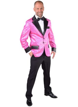 Luxe glitter colbert pink