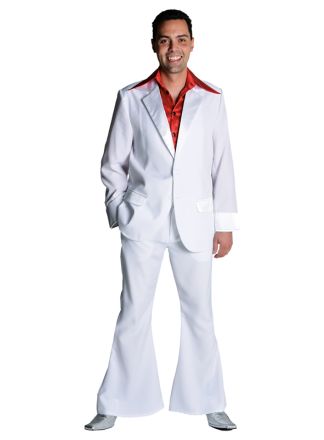 70's kostuum wit 2dlg.