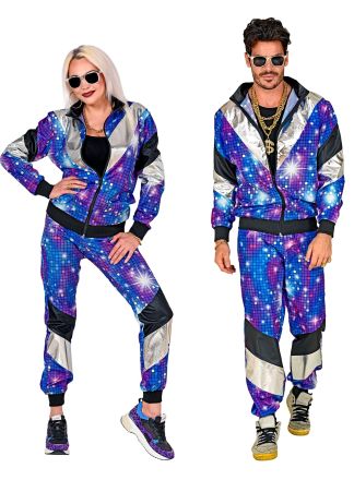 80's Trainingspak Discoball 2dlg. (Actieprijs!)