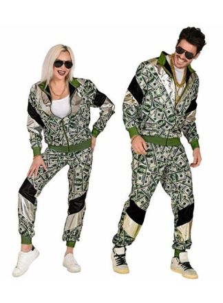 Foute Party Trainingspak Dollar 2dlg. (Actieprijs!)