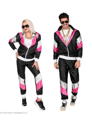 Fout trainingspak Shining zwart 2dlg. (Actieprijs!)