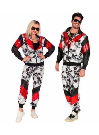 Fout Gabber trainingspak SKULLS 2dlg. (Actieprijs!)