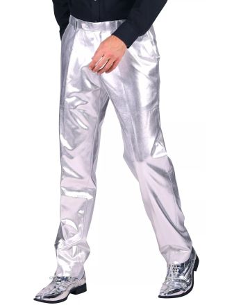 Zilveren heren broek