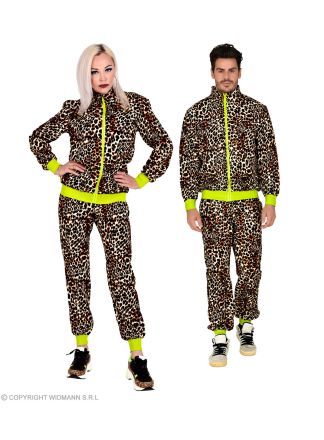 Foute Party Trainingspak Panter print 2dlg. (Actieprijs!)