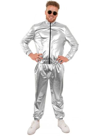 Trainingspak Zilver heren 2dlg.