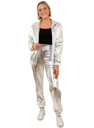 Trainingspak Zilver dames 2dlg.