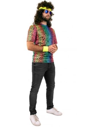 Fout neon panter T-shirt unisex