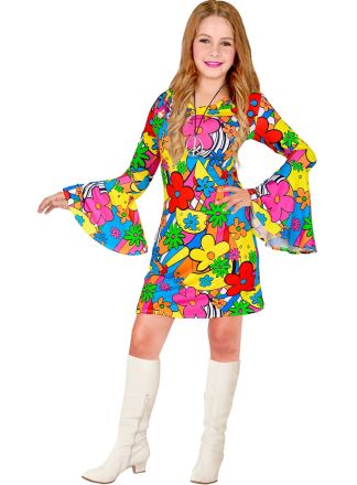 Meisjes jurk 1dlg. FLOWER POWER