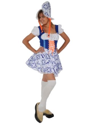 Hollanddame delftsblauw 1dlg.