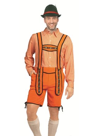 Lederhose Johann oranje