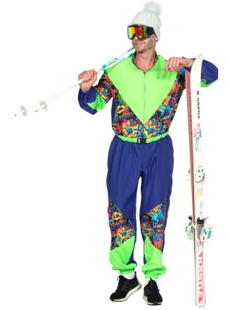 Heren Retro Skipak 80's print