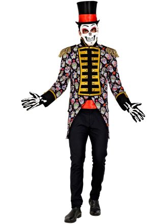Heren Halloween jas Dia De Los Muertos