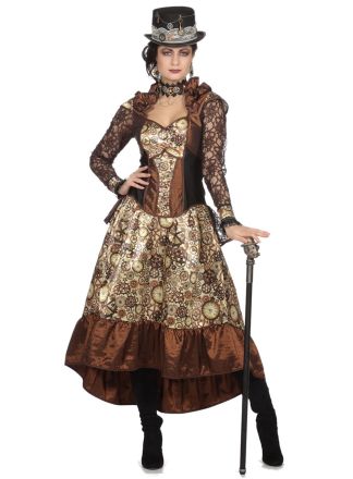 Steampunk jurk Lacey 1dlg.