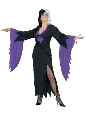 Halloween kostuum: Mortisia 1dlg.