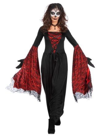 Halloween Vleermuis jurk 1dlg