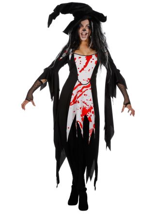 Halloween Bloedige Heksen jurk