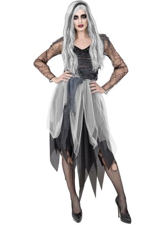 Halloween dames kostuum: "Ghostly Spirit" 1dlg.