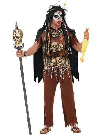 Voodoo Priest man costume 4dlg.