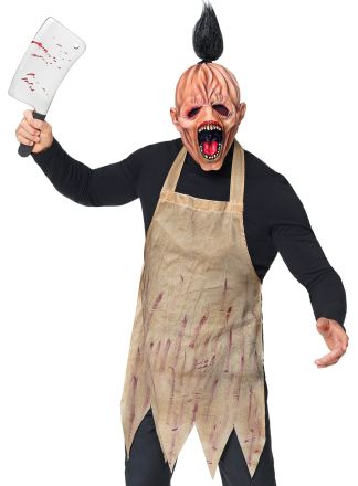 Halloween pak: Griezelige slager 2dlg. 1maat