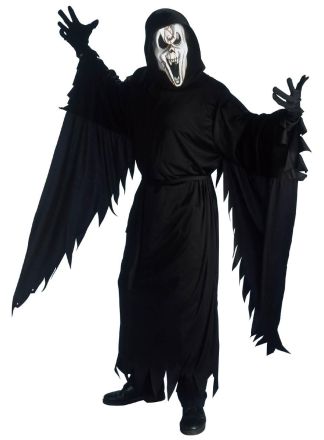 Scream gohst kostuum 5dlg.