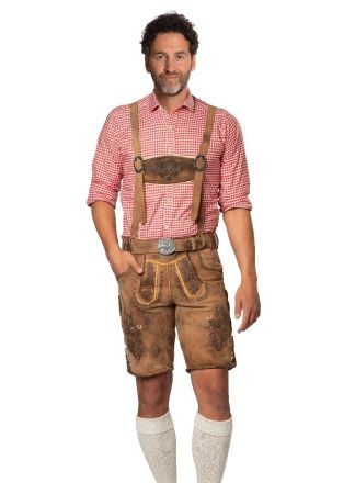 Lederhose Lech Short bruin