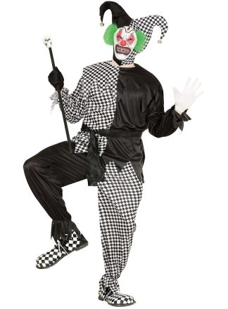 Black & White Evil Jester 4dlg.