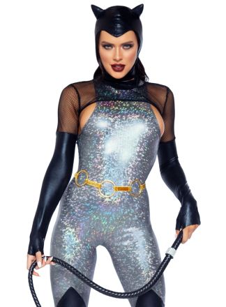 Leg Avenue Kostuum Feline Felon 4dlg