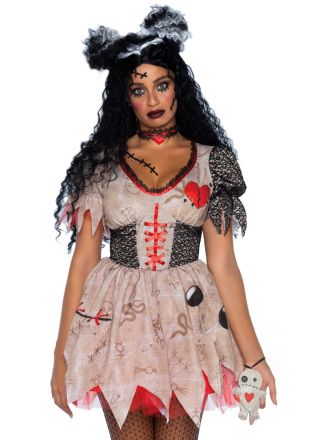 Leg Avenue Kostuum Deadly Voodoo Doll 3dlg.