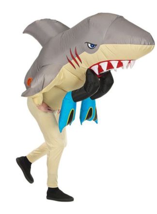 Opblaaspak shark attack