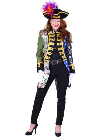 Dames admiraalsjas PATCHWORK