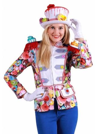 Dames carnavalsjas cupcake