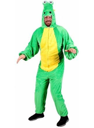 Dierenpak overal Krokodil groen