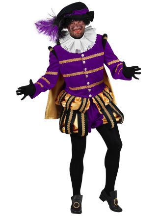 Pietenpak Albufeira zwart-paars 3dlg.