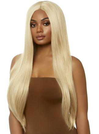 Leg Avenue pruik long straight blond