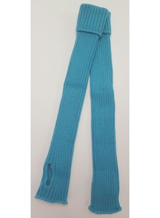 Beenwarmers met gat turqouise