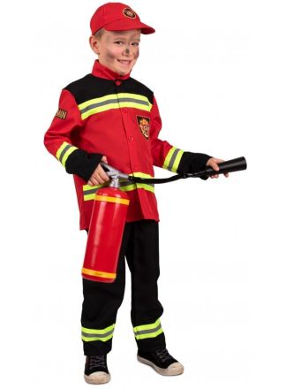 Brandweer kostuum jongen 3dlg.