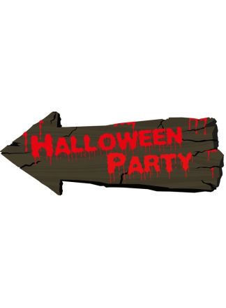 Wanddecoratie Halloween Party 50cm.