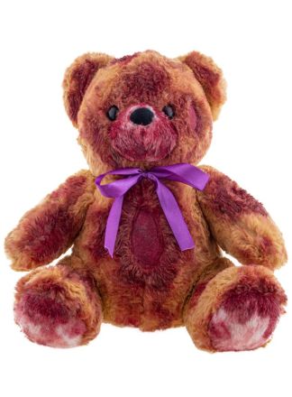 Halloween pluche beer met bloed