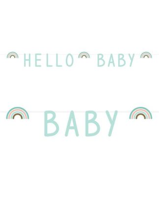 Letterslinger Rainbow Hello Baby 1mtr.