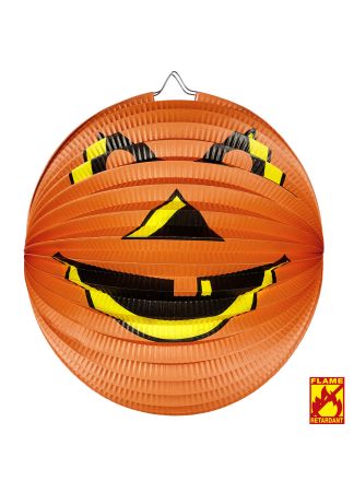 Halloween lampion 25cm. Pompoen brandvertragend