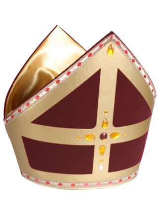 Kokermijter Stefan NIEUW donkerrood