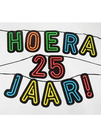 Neon slinger 25 jaar 5mtr.