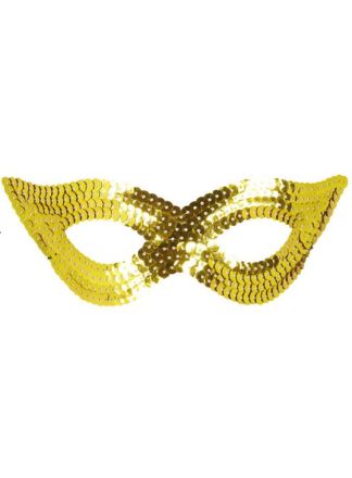 Goud pailletten oogmasker