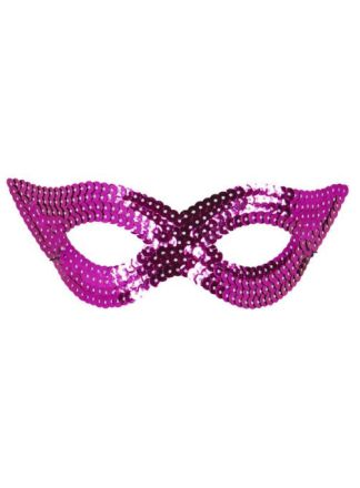 Pailletten oogmasker pink