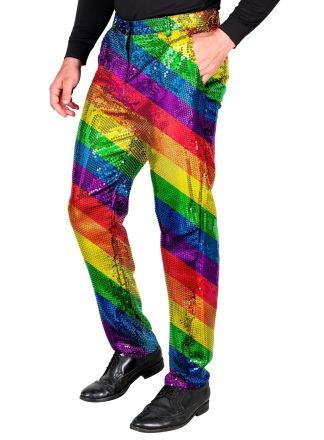 Party Heren broek RAINBOW