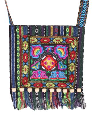 Hippie tasje Petrol kleur