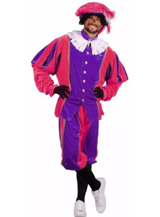 Pietenpak populair paars-pink 3dlg.