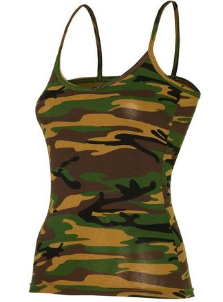 Dames top shirt camouflage